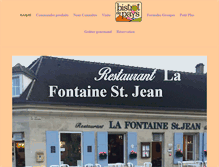 Tablet Screenshot of la-fontaine-saint-jean.com